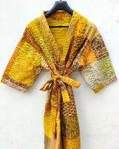 Vintage soie patchwork kantha - patchwork,