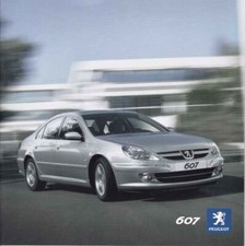 Catalogue Brochure Peugeot 607