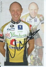 TDF    CYCLISME autographe " VAN  HYFTE PAUL   team  VLAANDEREN