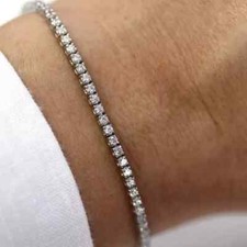 Bracelet tennis rond en