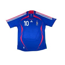 Maillot football vintage Equipe de France #10 ZIDANE domicile saison 2006-2007