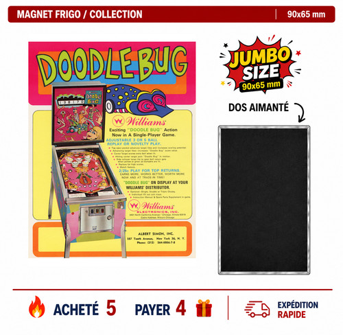 Magnet frigo doodle bug - magnet,