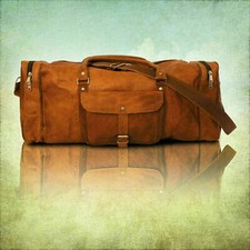 Bagage en cuir gym week-end
