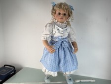 Poupée d'artiste poupée Monika Peter poupée légère en vinyle 82 cm. Excellent...