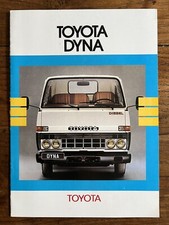 Brochure TOYOTA DYNA Fevrier 1982 - Camion Truck - Prospekt French