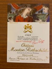 Etiquette Château Mouton Rothschild 1985 - 75 cl