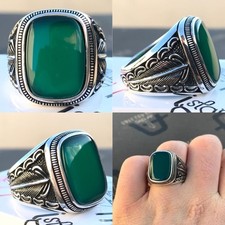 Chevalière fait à la main en Argent Massif 925 Ottoman de la haute joaillerie