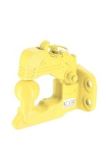 Crochet attelage Mixte Boule remorque 3500Kg Mixte 4 Trous Jaune avec visserie
