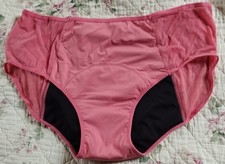  Culottes  Slips Femme anti fuite urinaire menstruelle Taille XL rose Neuf