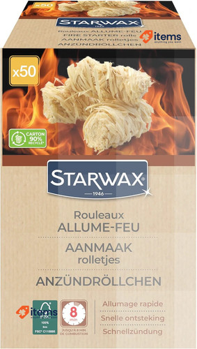 Starwax bûchettes allume feu - bûchettes, allume-feu