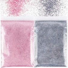 100g Poudre à Paillettes Peinture Pailletée Fines Scintillant Gris Or Rose Ac...