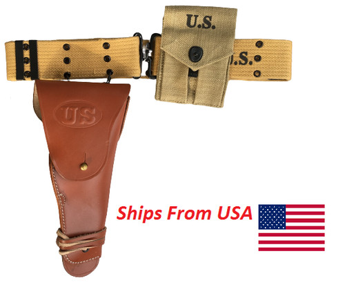 M1936 canvas pistolet belt - m1936,