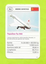Carte Italienne - SU - Tupolew