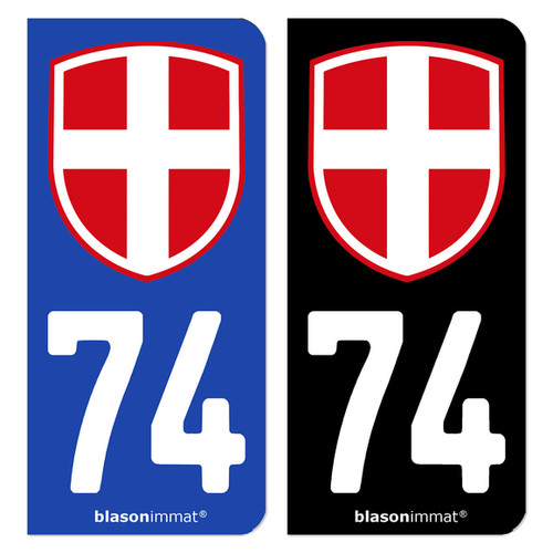 Autocollant plaque