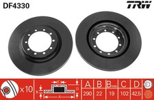 Disque de frein TRW DF4330