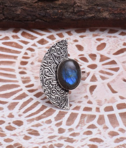 Bague fait main argent 925 - main,