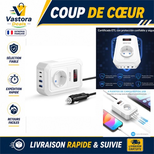 Bestek convertisseur 12v 220v - convertisseur,