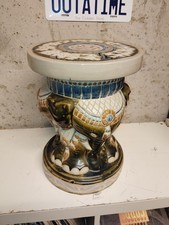 Grand Tabouret Elephant Ancien