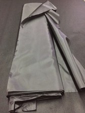  Tenture plafond MARIAGE tissu DOUBLURE polyester noir au mètre large 75 cm