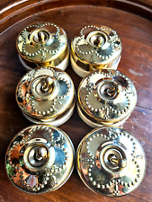 12 Vintage Laiton Céramique