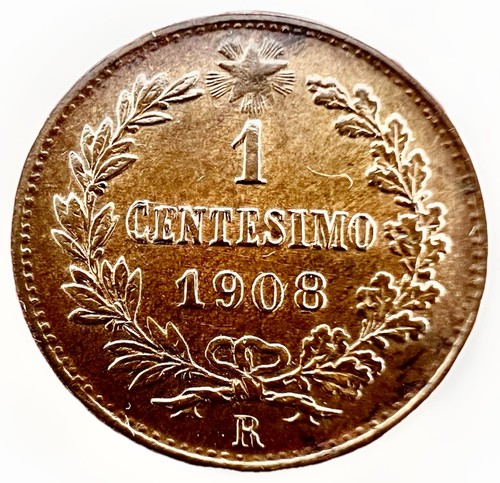 Italy centesimo 1908 - italy,