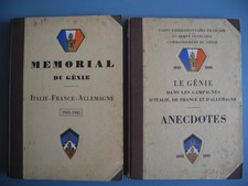 livres mémorial anecdotes Génie 1943 1945 CEF 1ère Armée ww2 Army engineers Rhin