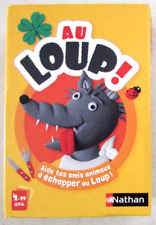 Jeu de cartes Au Loup ! Nathan De 1 à 4 joueurs 4 ans+ Complet, bon état