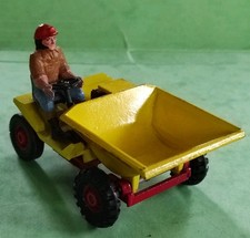 JOUET VINTAGE CORGI THWAITES TUSKER DUMPER MADE IN GT BRITAIN