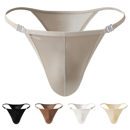 String homme soie glacée sous