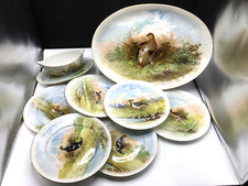 SERVICE À GIBIER PORCELAINE