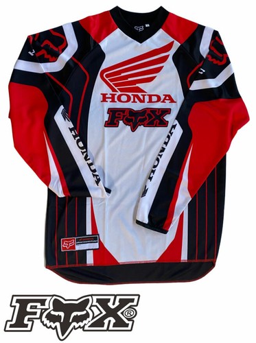 Fox maillot honda blanc enfant - honda,