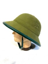 Ancien Casque militaire chapeau Colonial Vietnam