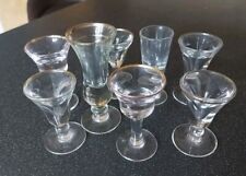 collection de 8 verres anciens