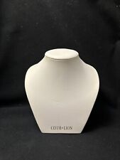 Buste présentoir blanc pour bijoux collier petit modèle