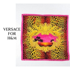 Versace pour écharpe léopard - versace,