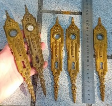 1 Ancienne Plaque De Propreté / entrée  de porte en Bronze ou laiton, h=22,2cm