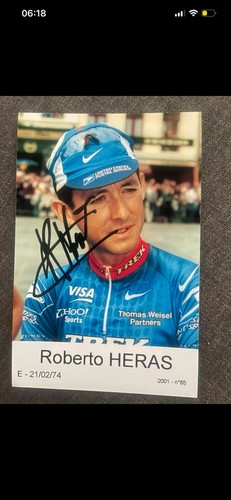 Carte postale cyclisme roberto - carte,