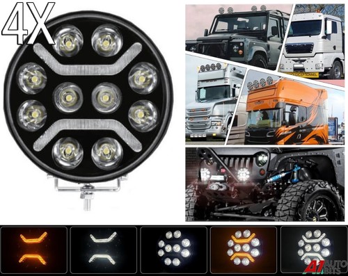 9cm rond complet led - complet, spot
