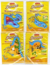 **   Lot  4  magnets  Savane (Brossard)  " OCEANIE  "   **