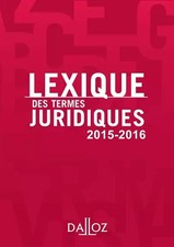 Lexique des termes juridiques