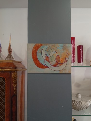 Tableau peinture sur bois - sur,