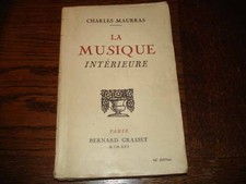 1661 Maurras Charles La musique interieure