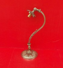 pied de lampe 1930 en bronze argenté pour tulipe Muller Degué