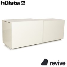 Hülsta Lilac Meuble De Rangement Bois Blanc Crème Brillant Fonction