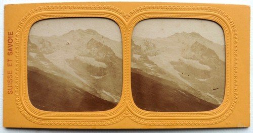 Photo stereo tissu albuminé - photo,