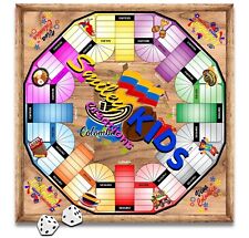 Parques, juego de mesa, Parchis, Parques Colombiano 8 Puestos en Vidrio