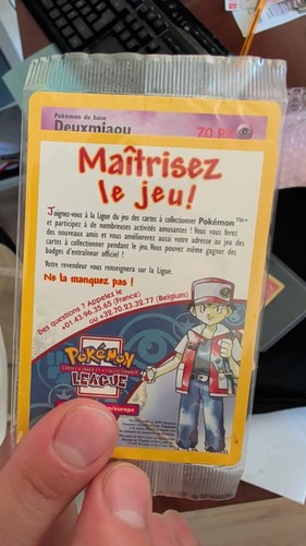 Rare carte pokémon deuxmiaou - carte,