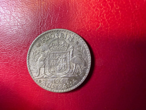 Piece florin 1947 australie - piece,
