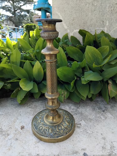 Ancien chandelier bougeoir - , ou