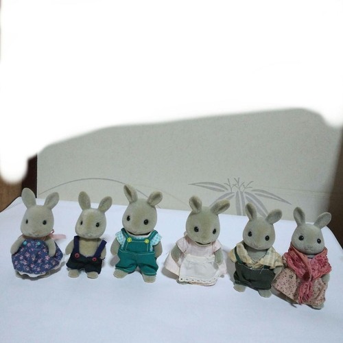 Sylvanian families gray rabbit - sylvanian,